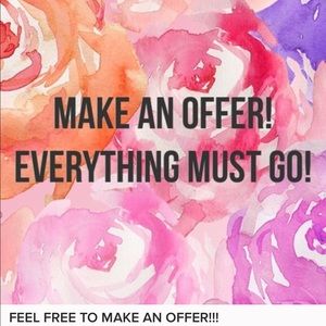 Closet clean out. I want to get rid of it all. Make an offer!